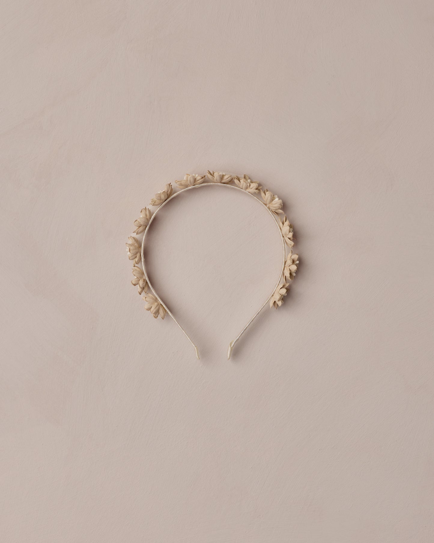 Floral Headband Ecru