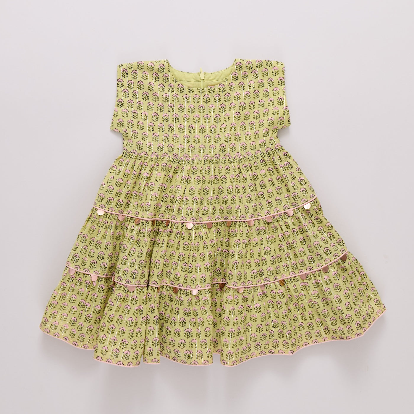 Green Prairie Peachy Dress