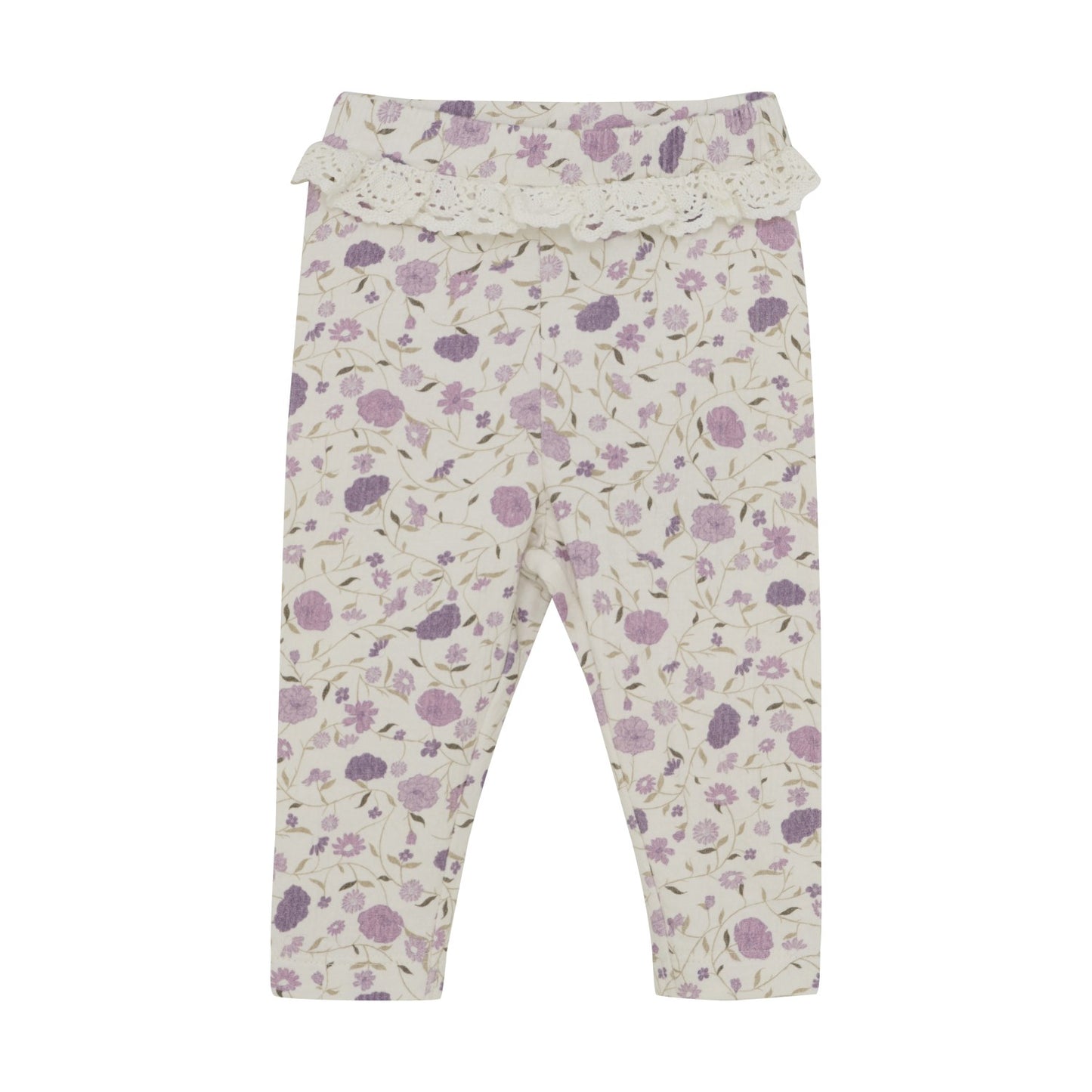 Eggnog Purple Floral Bodysuit Set