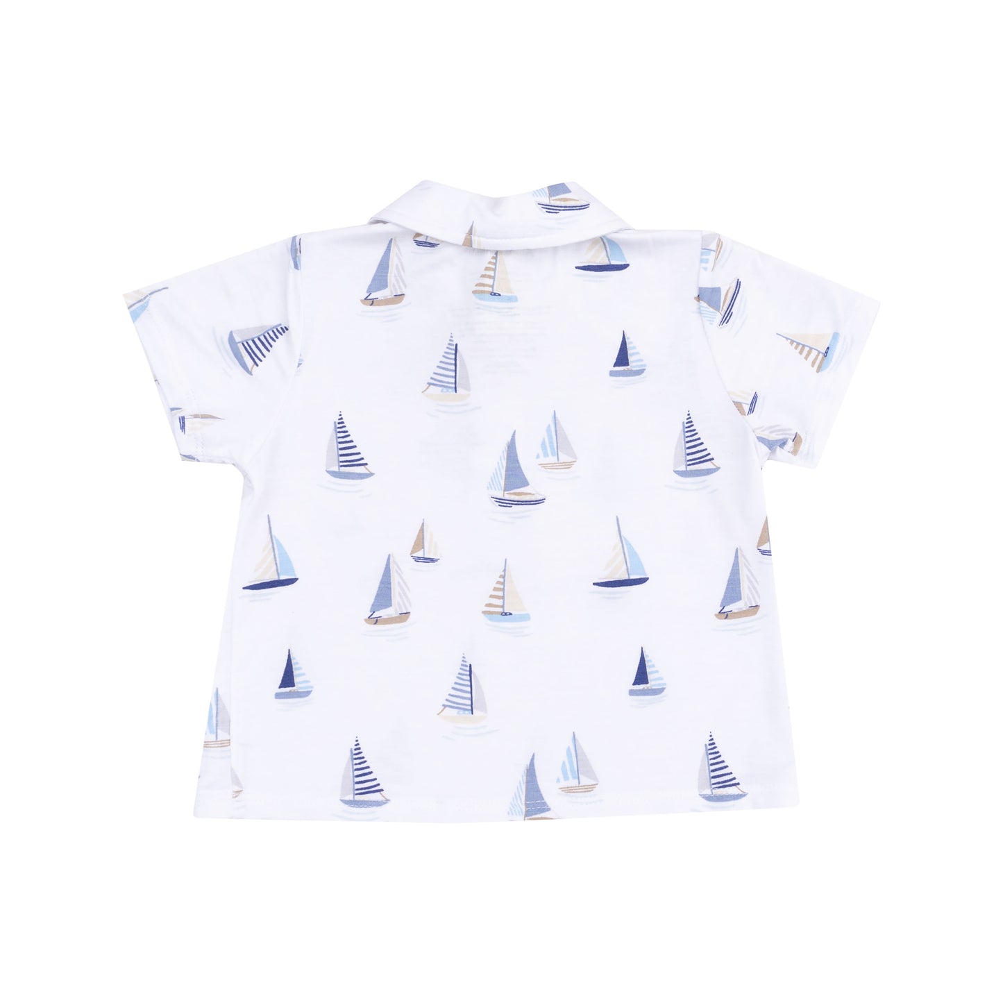 Sailboats Polo Short Set