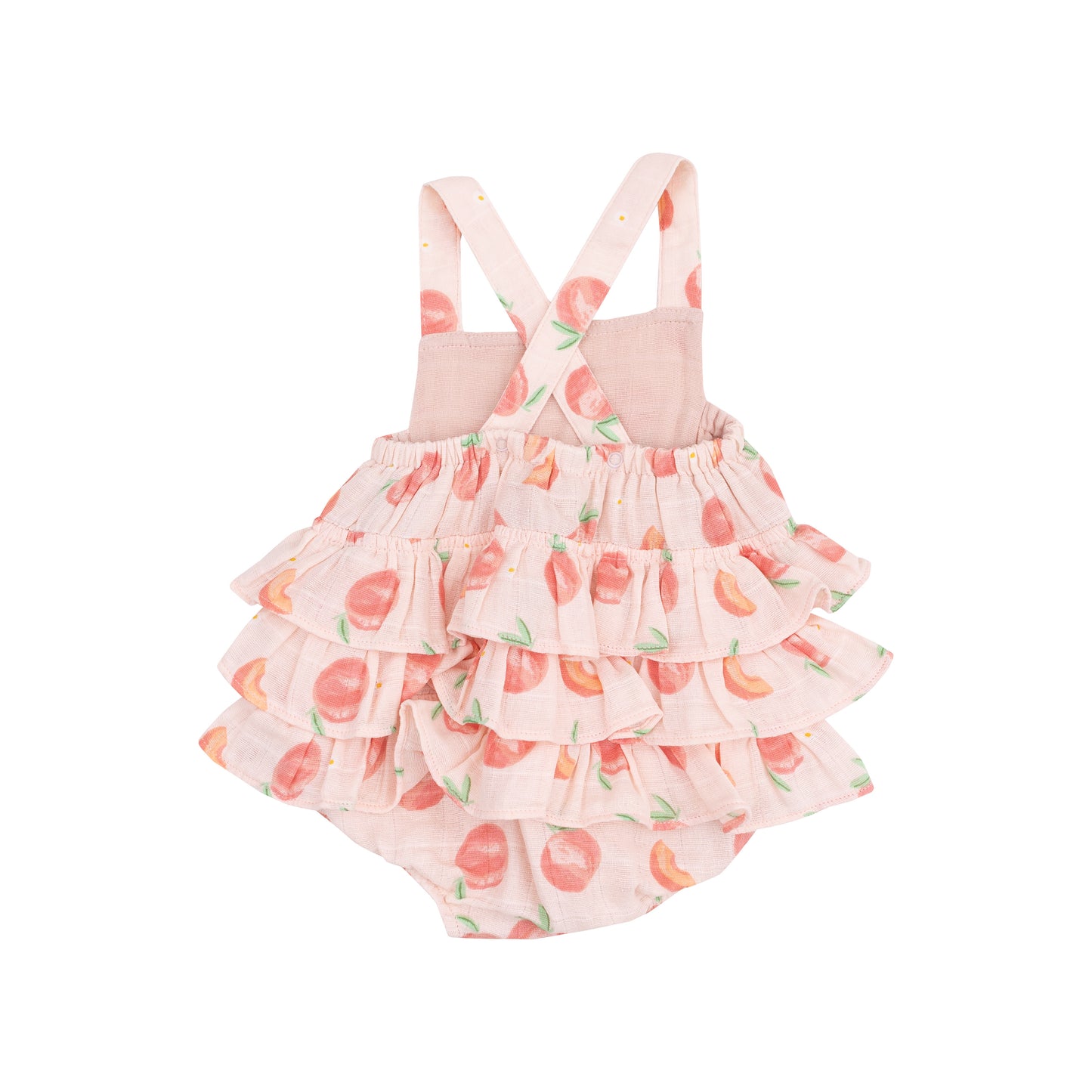 Sweet Peach Ruffle Sunsuit