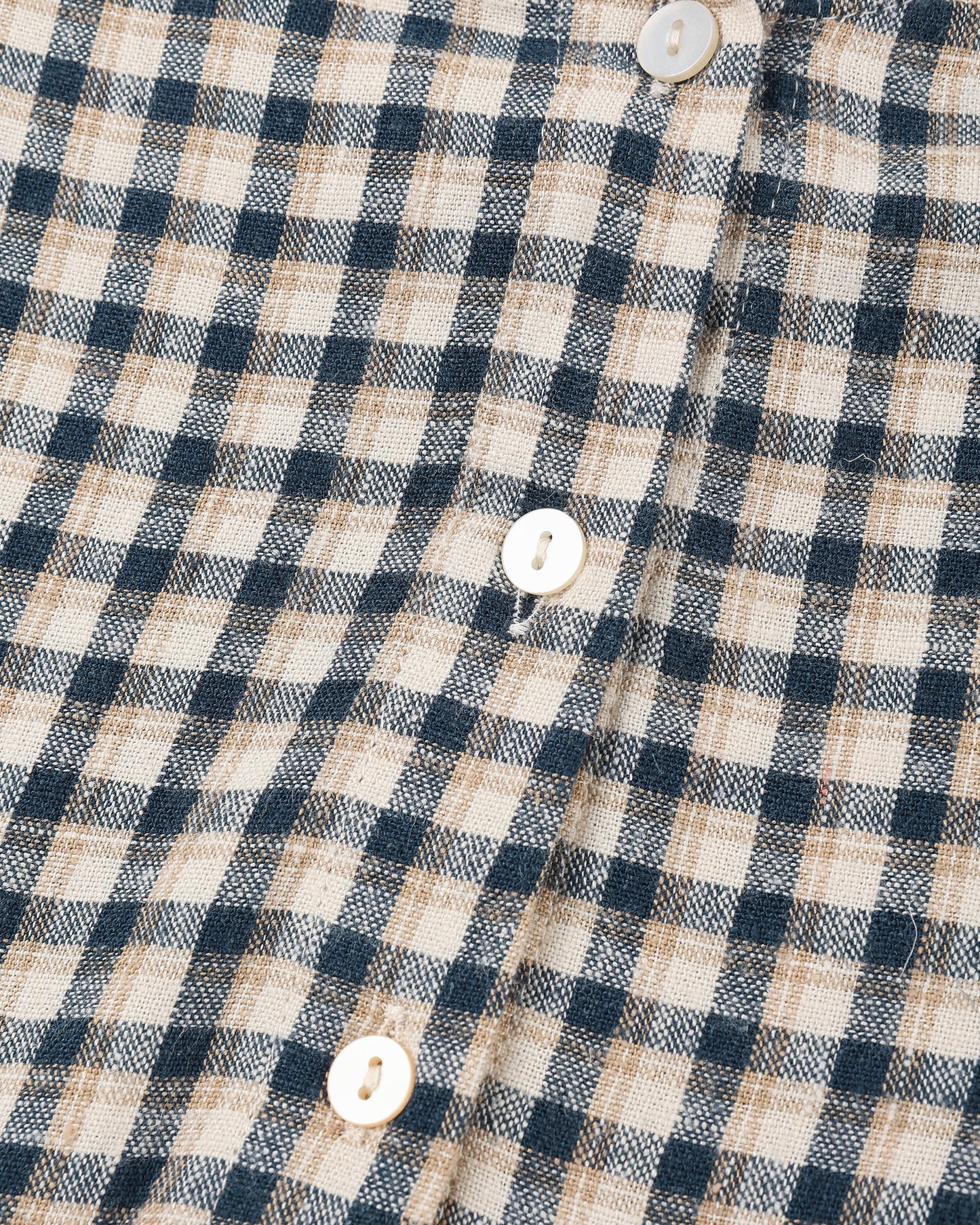 Camille Dress Navy Check