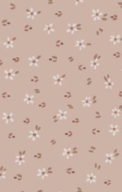 Dusty Rose Carrie Floral Swaddle