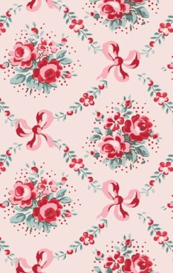 Rose Bow Lattice Footie