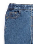 Med Wash Straight Leg Jeans