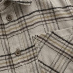 Oxford Tan Flannel Long sleeved