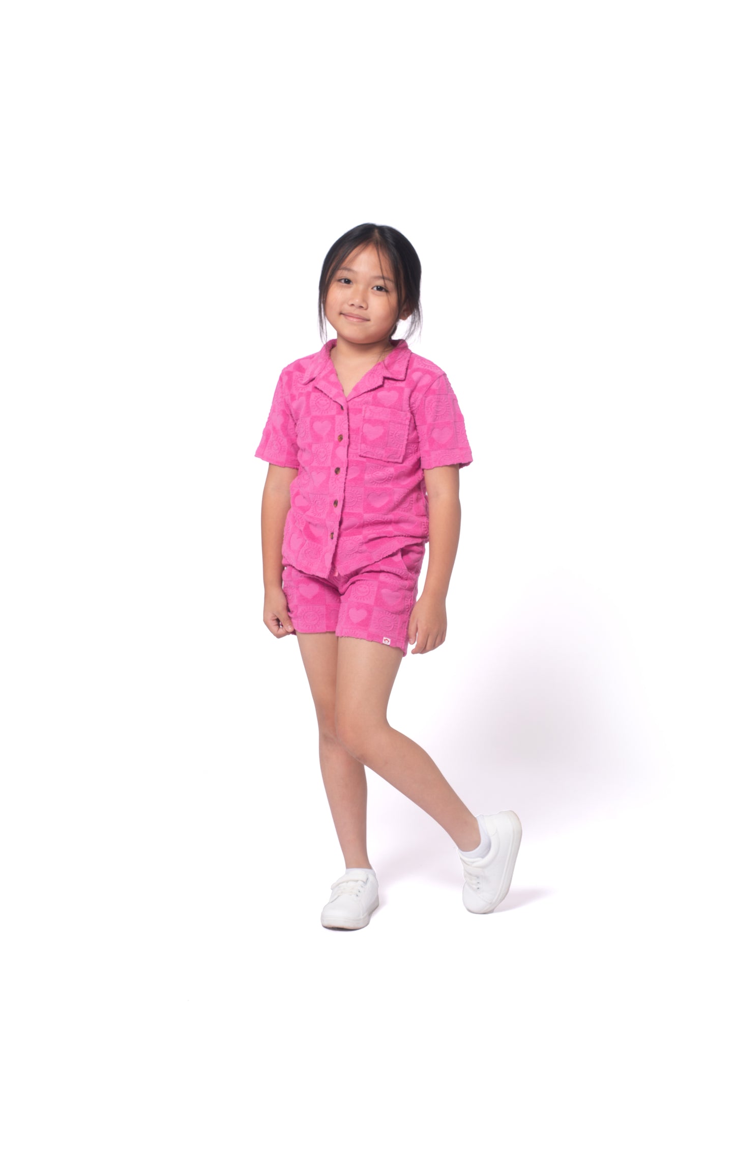 Fushia Girls Resort Shorts