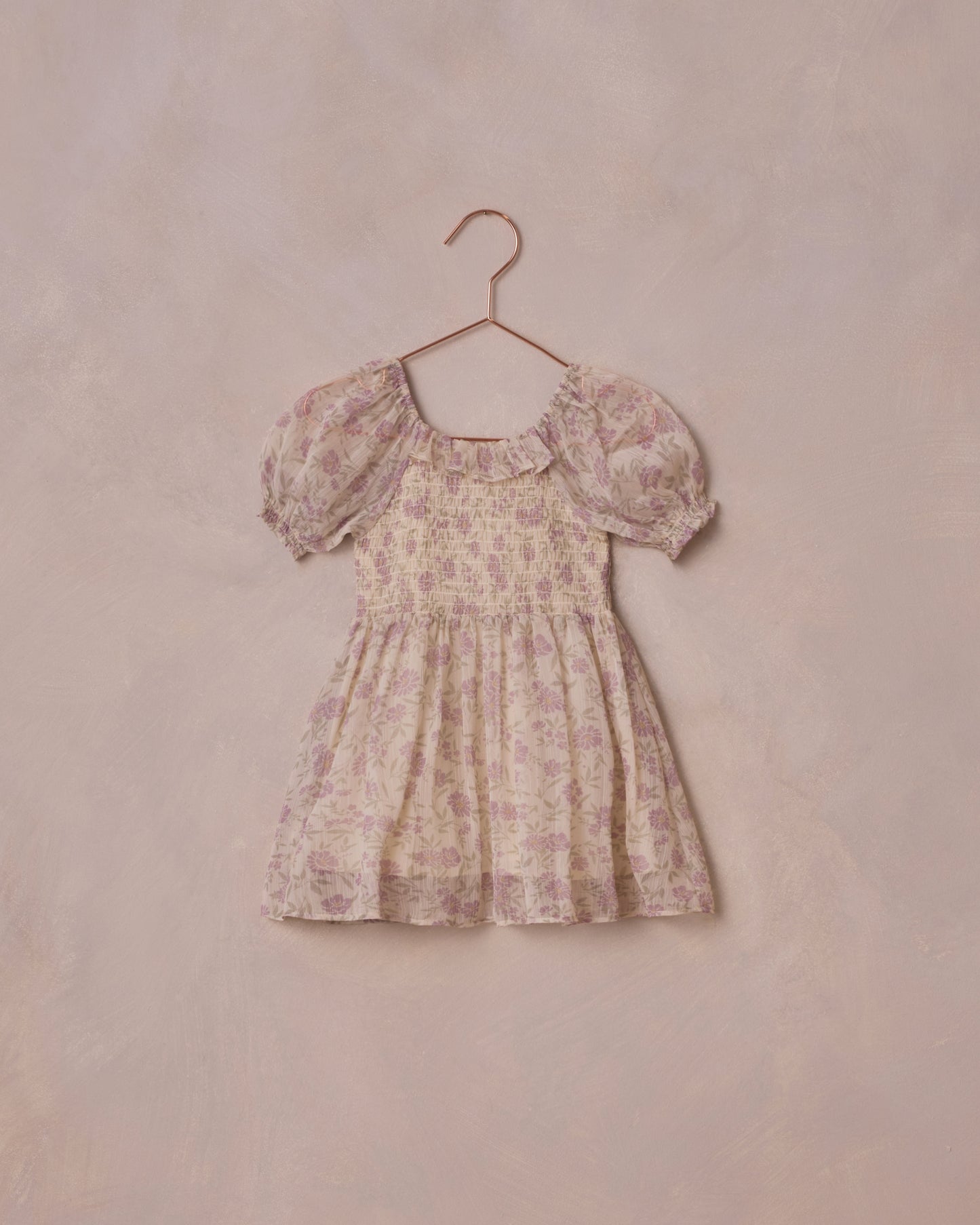 Millie Dress Lavander Flowers