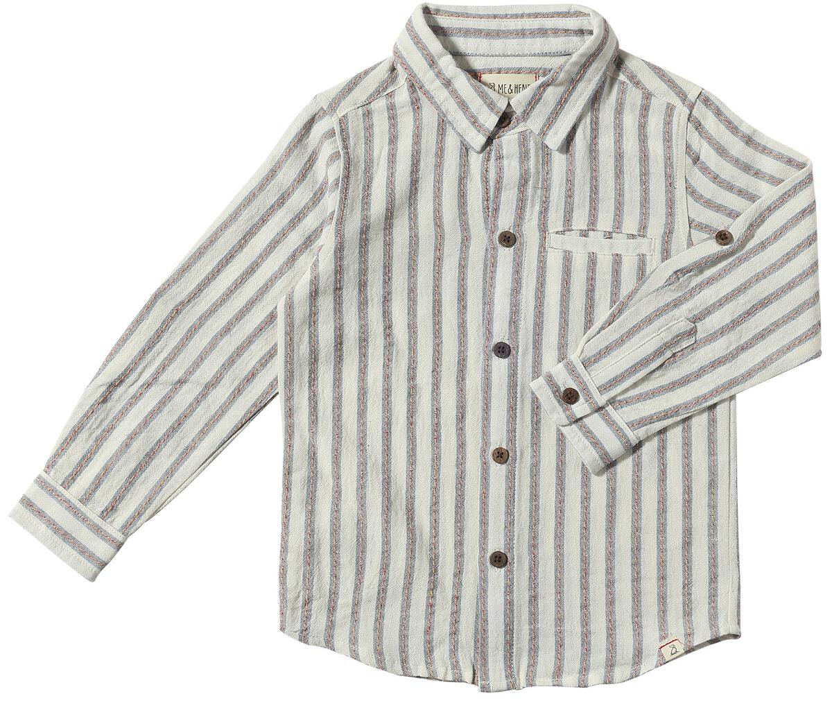 Atwood Shirt Blue Cream Stripe