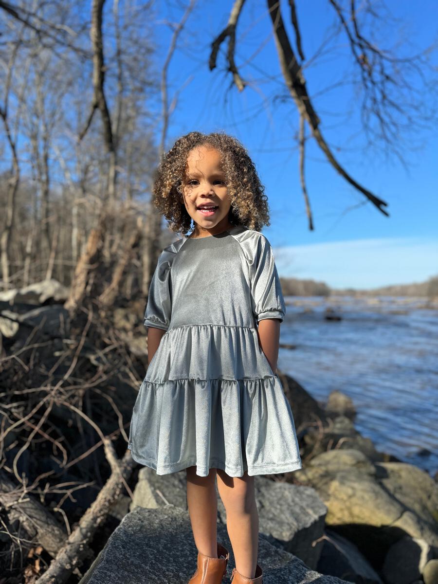 Alice Dress Silver Sage