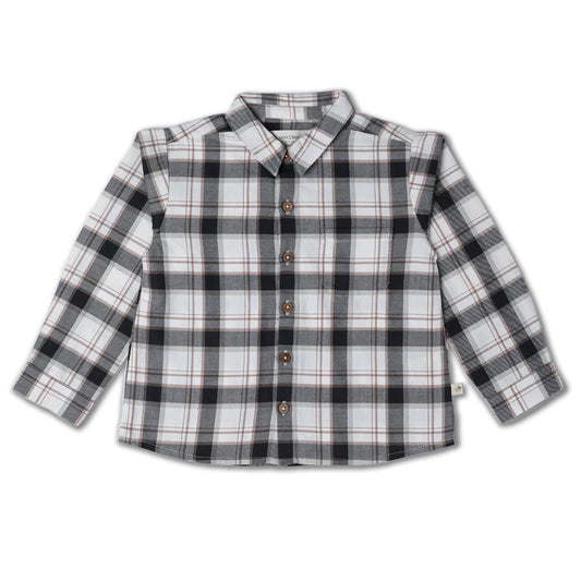 Flannel Plaid Boy Shirt