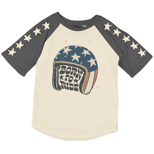 Born To Ride Raglan