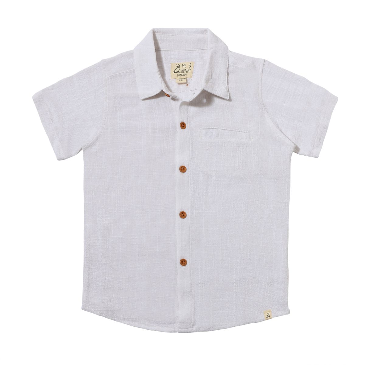 White Woven Shirt