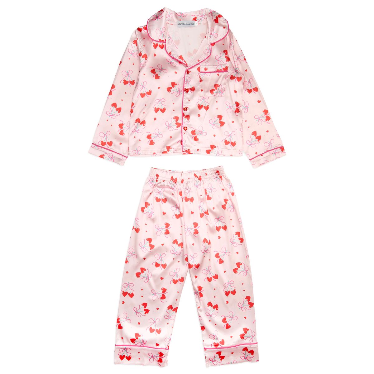 Cherry Bow Silky Set
