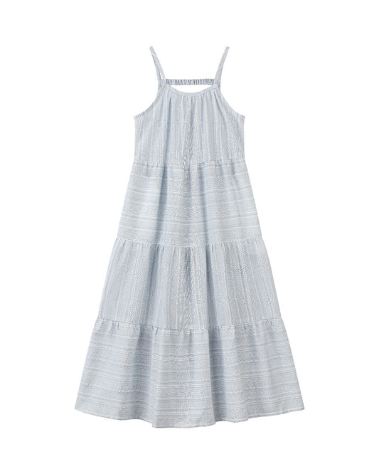 Blue Stripe Sage Dress