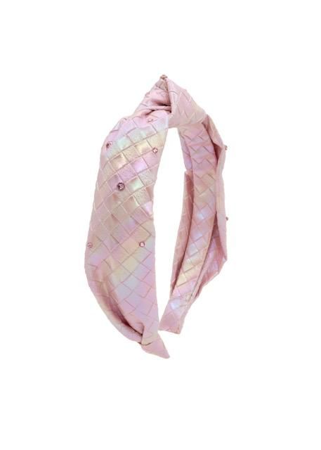 Pink Galaxy Weave Knot HB