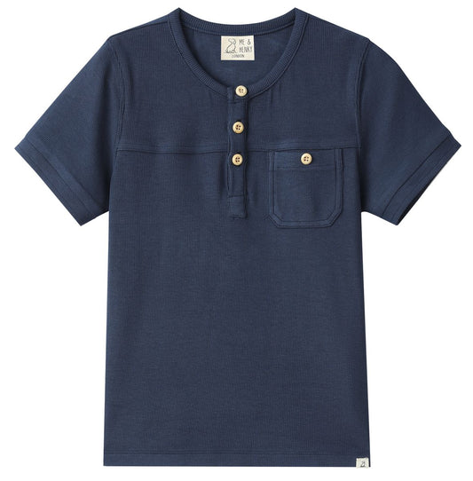 Navy Boardwalk Henley
