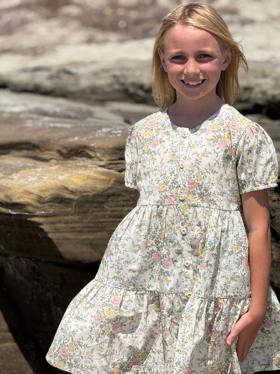 Cream Cottage Blooms Dress