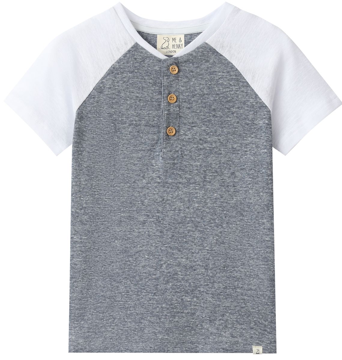 Heathered Navy Henley