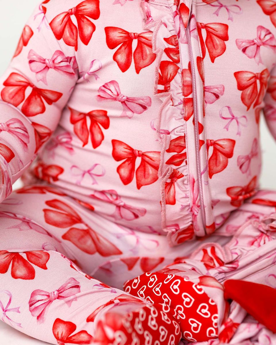 Catalina Ruffled Zipper Footie