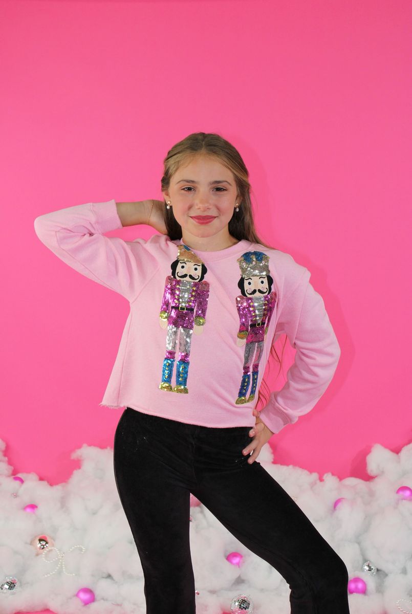 Sequin Nutcrackers Sweatshirt