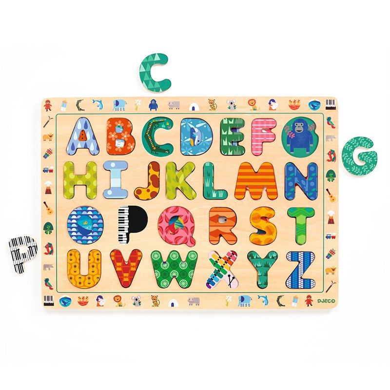 Wooden Puzzle ABC Intl