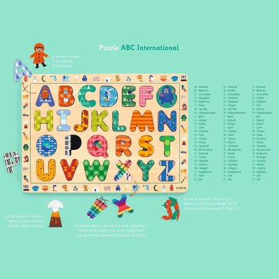 Wooden Puzzle ABC Intl