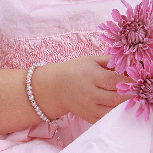 Addie Sterling Silver Pearl Bracelet