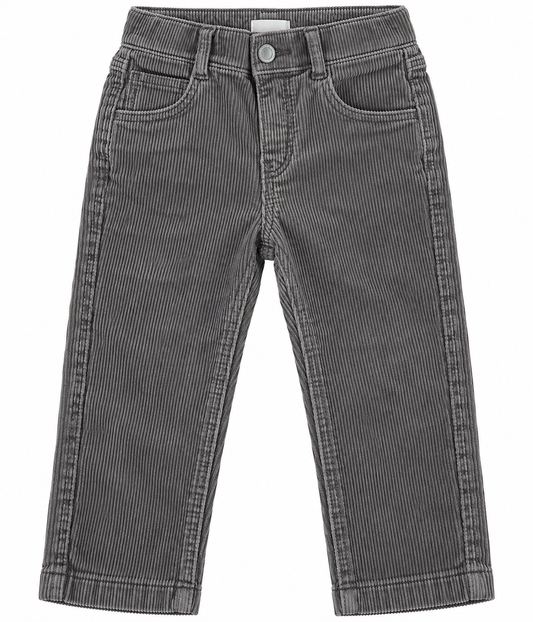 Gray Corduray Pant