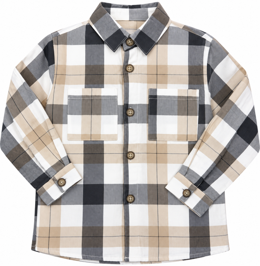 Oversize Checked Shirt