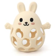 Funny Bunny 3D Silicone Teether
