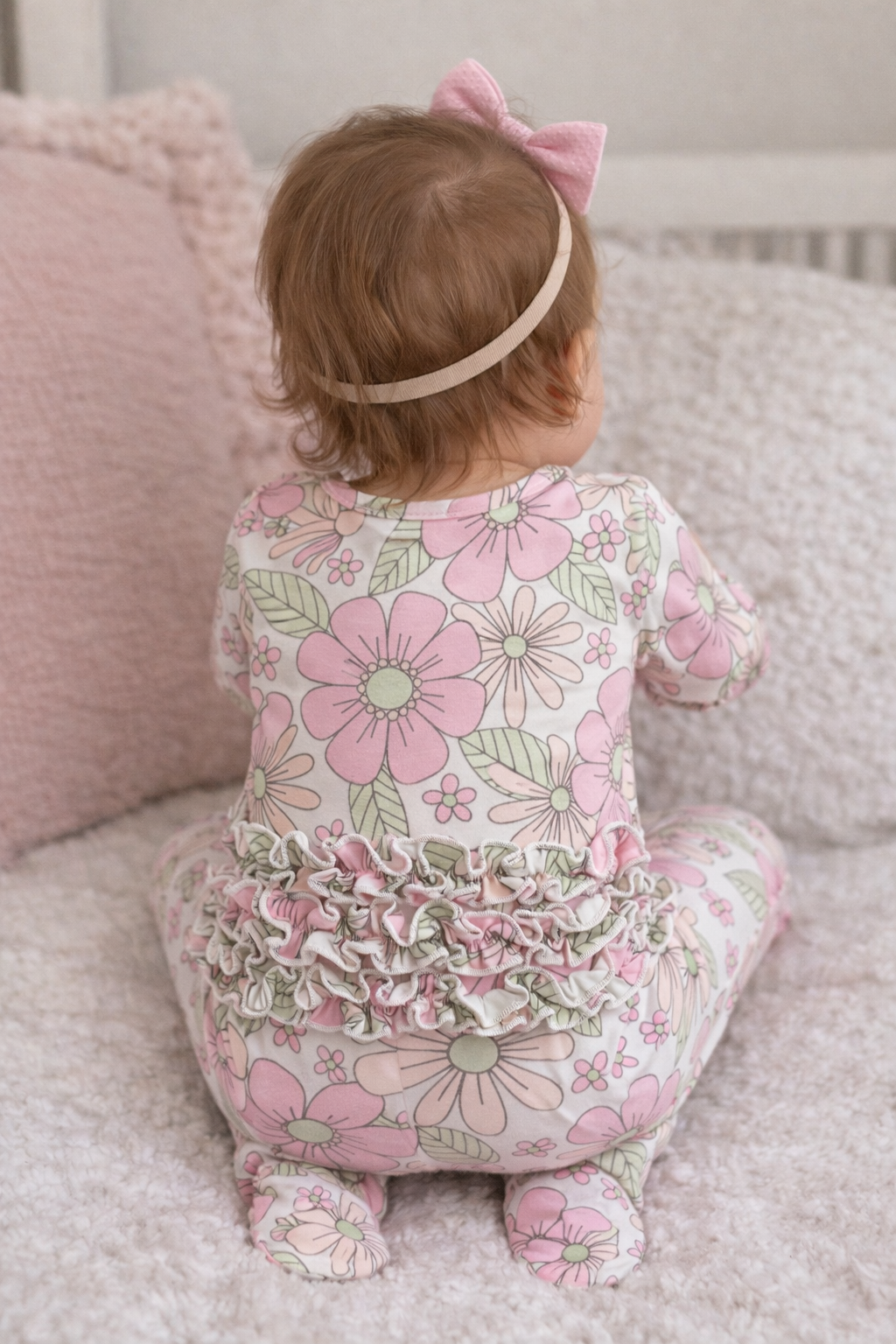 Groovy Love Ruffle Footie