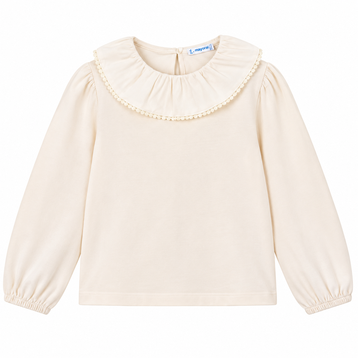 Soy Ruffled Collar Blouse