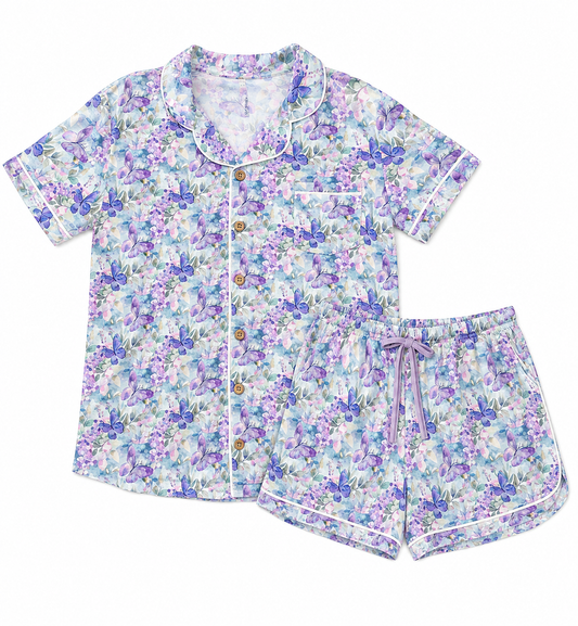 mom floral pj set 