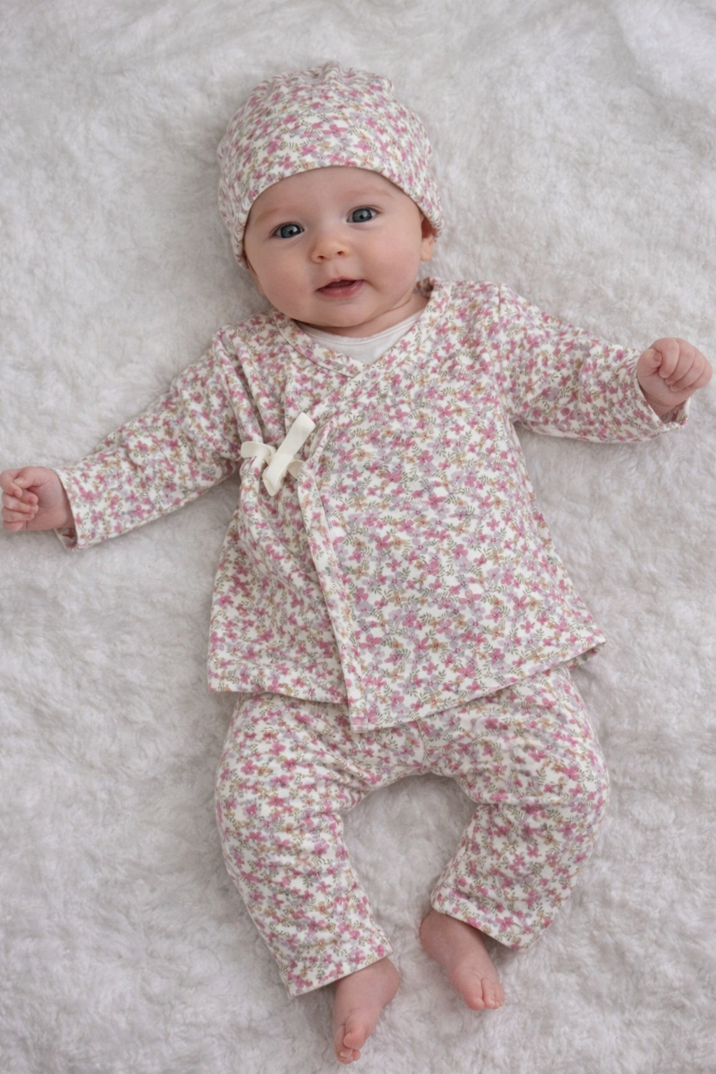 Tiny Mauve Floral Set