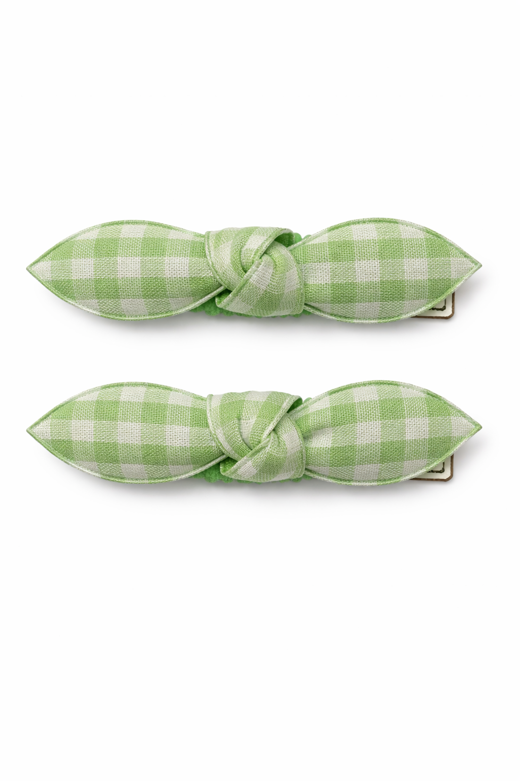 Gingham Hair Clips