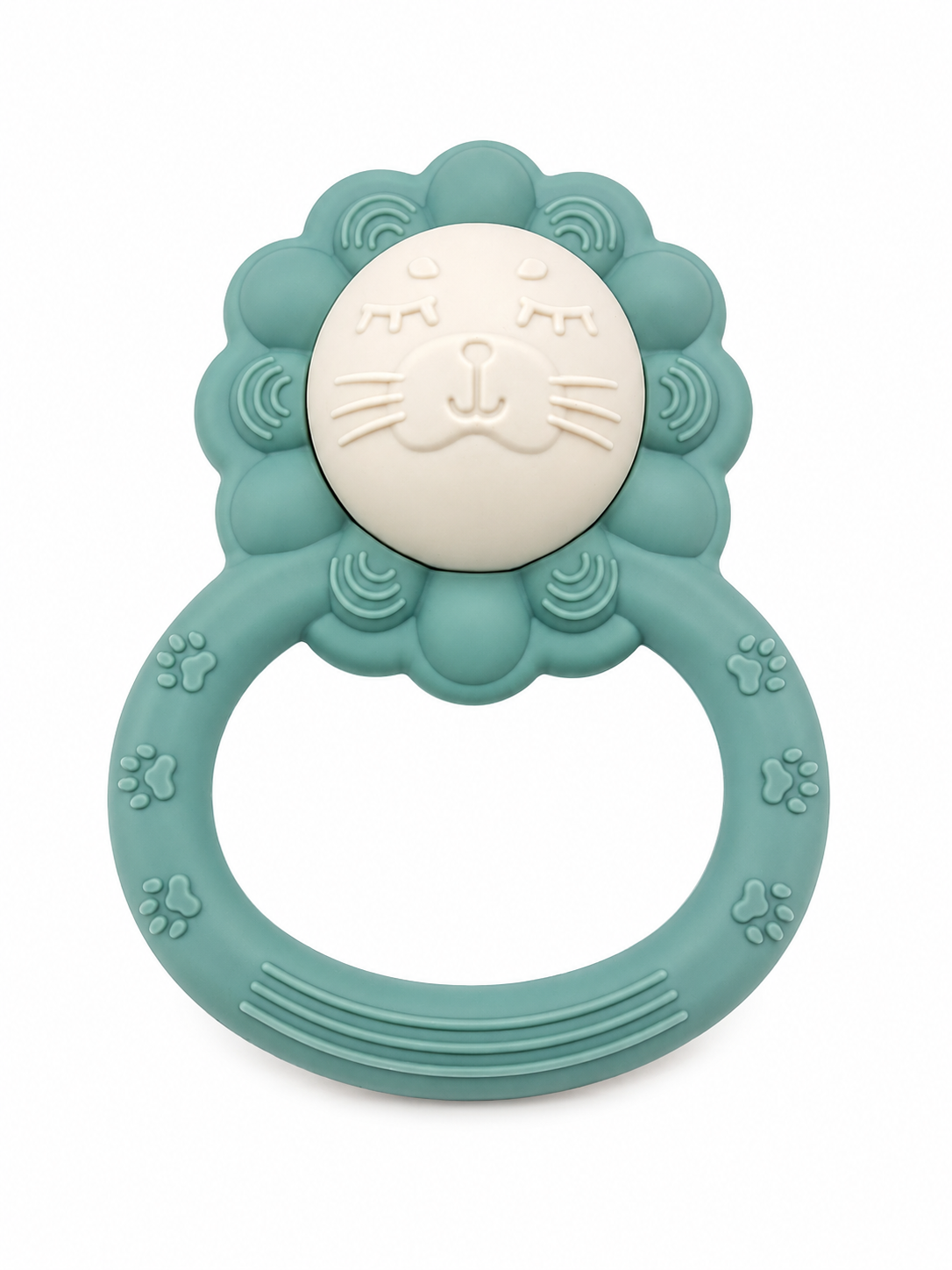 Silicone Lion Rattle