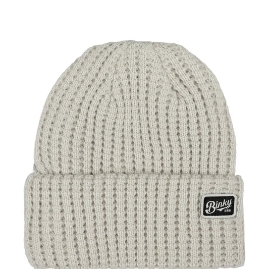 Natural Waffle Beanie