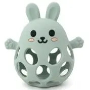 Bunny Rattle Silicone Ring