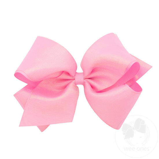 King Sheer Pearl Iridescent Bow