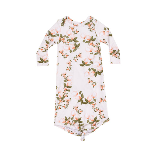 Floating Magnolia Knotted Gown