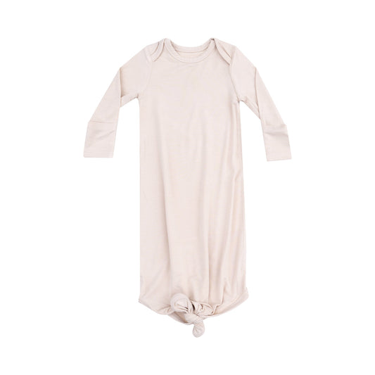 Solid Sandshell Knotted Gown