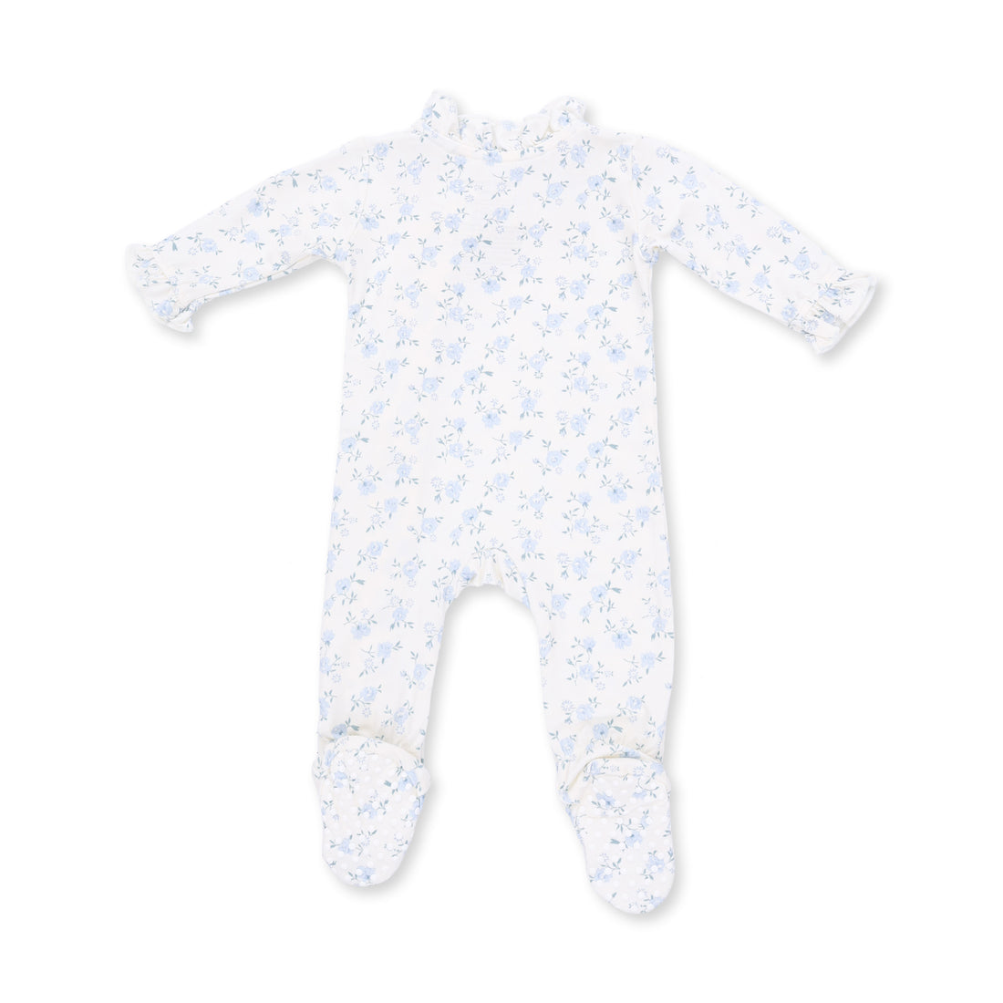 Rose Briar Kimono Ruffle Snap Footie