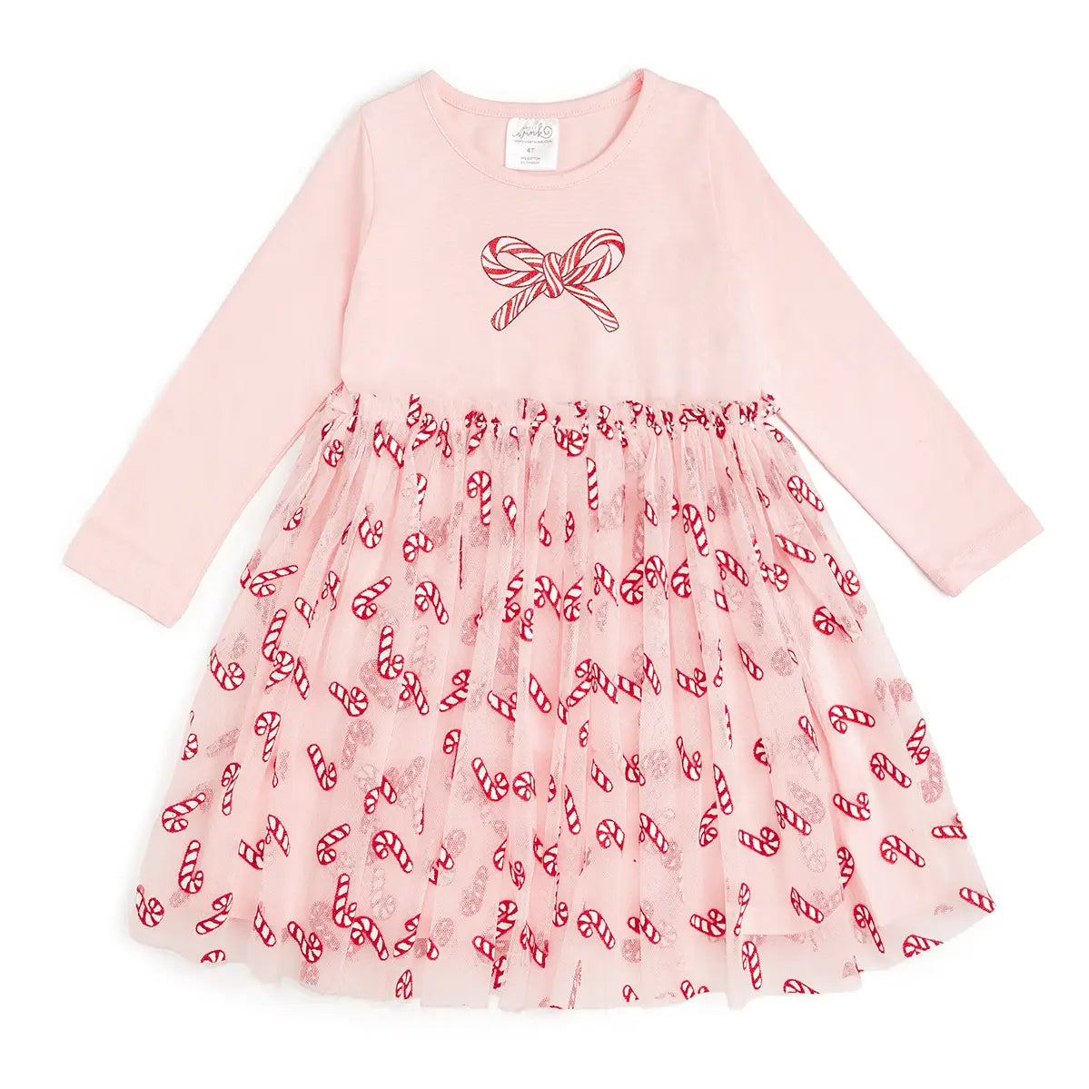 Candy Cane Confetti Christmas Dress