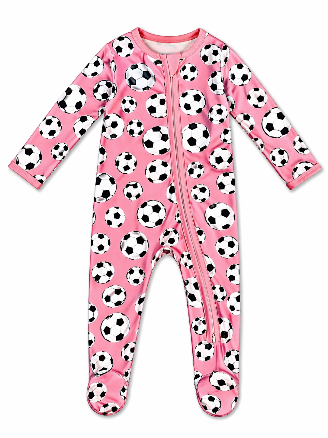 Desert Rose Soccer Zip Footie