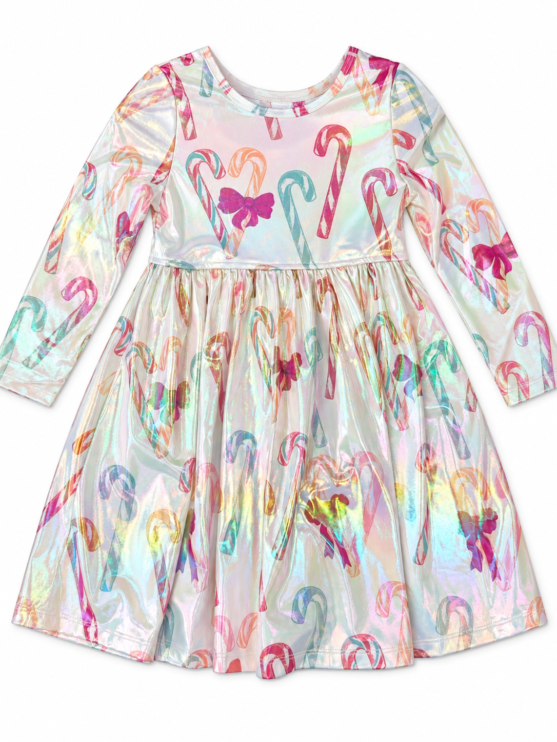 Antique Candy Cane Lame Steph Dress