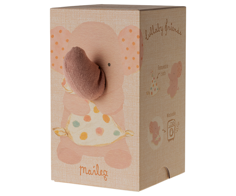 Lullaby Friends Elephant Old Rose