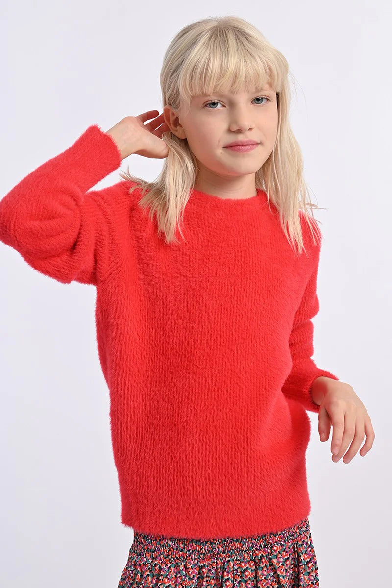 Red Coral Soft Sweater