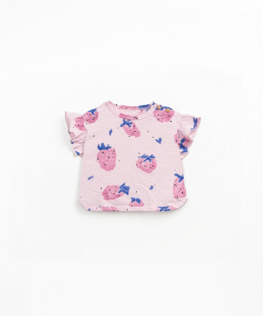 Strawberry Pink T-Shirt W/Bloomer