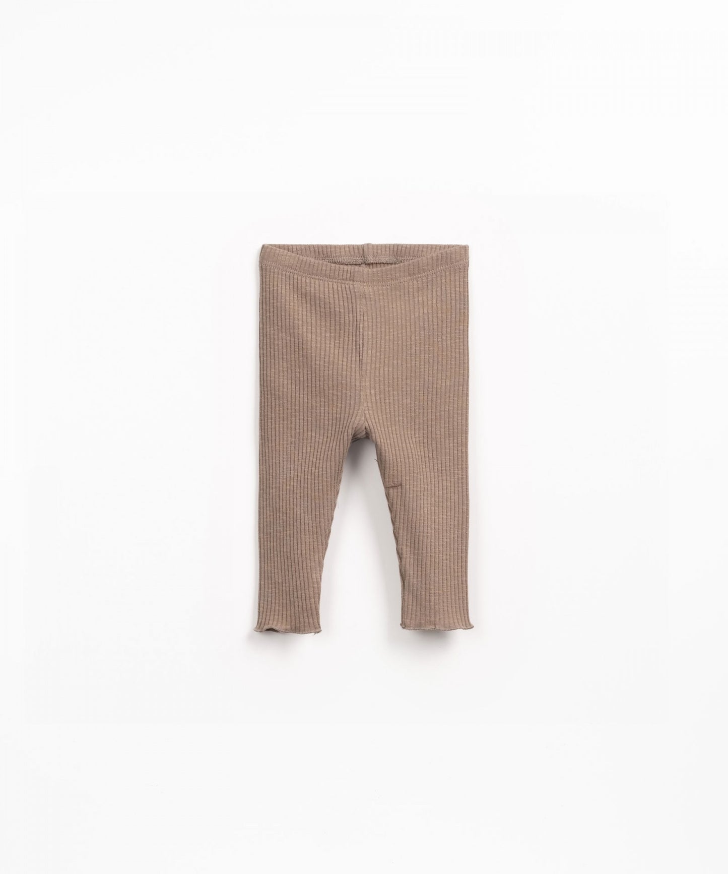 Knit Collar Sweater Tan Leggings Set